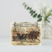  kerstfeest briefkaart (Staand voorkant)