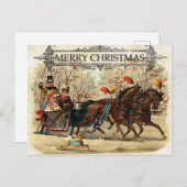  kerstfeest briefkaart (Voorkant / Achterkant)