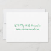 kerstfeest Britse feestelijke feestelijke Britse f Kaart (Achterkant)