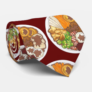 kerstfeest Britse feestelijke feestelijke Britse f Stropdas