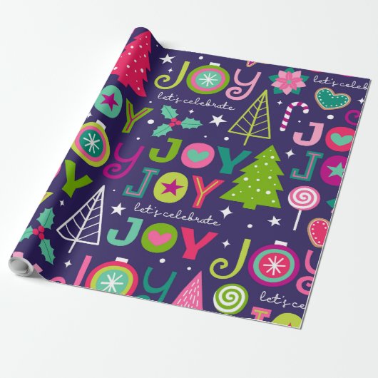 kerstfeest cadeaupapier (Uitgerold)