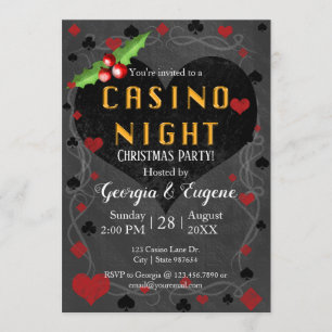 Kerstfeest Casino Nacht Las Vegas Kaart