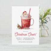 Kerstfeest Cheer Feestelijk Kerstfeest Kaart (Staand voorkant)