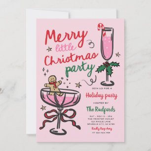 Kerstfeest Cocktailparty Kaart