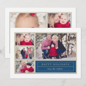 KERSTFEEST COLLAGEKAART | KERSTMISE FEESTDAGENKAART (Voorkant / Achterkant)