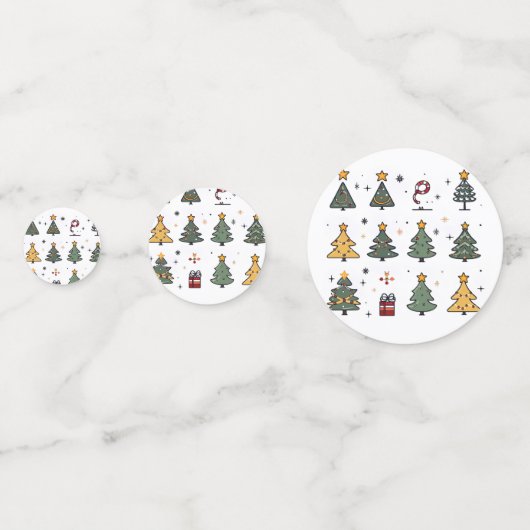 kerstfeest confetti (Voorkanten)