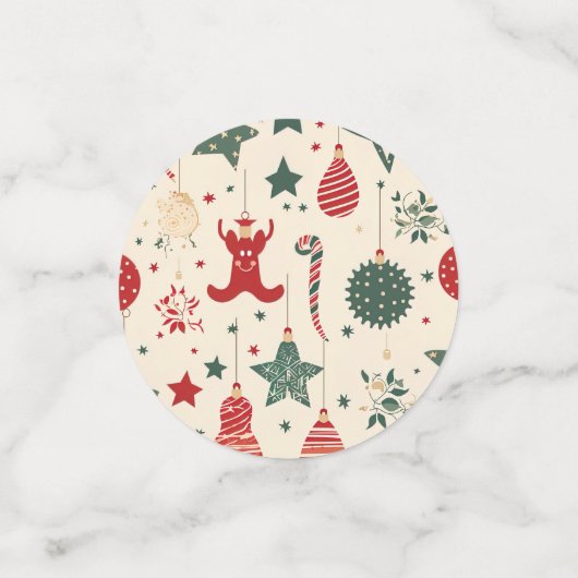 kerstfeest confetti (Kleine voorkant)