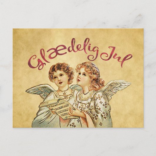  kerstfeest Deense groeten Feestdagenkaart (Voorkant)