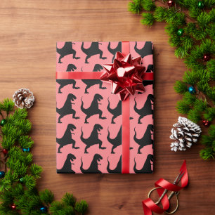KERSTFEEST DINOSAURUS GRAPPIGE KADO-PAPIER CADEAUPAPIER