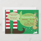 Kerstfeest Elf Kaart (Voorkant)