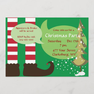 Kerstfeest Elf Kaart