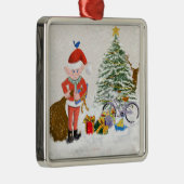 Kerstfeest Elf Ornament (Rechts)