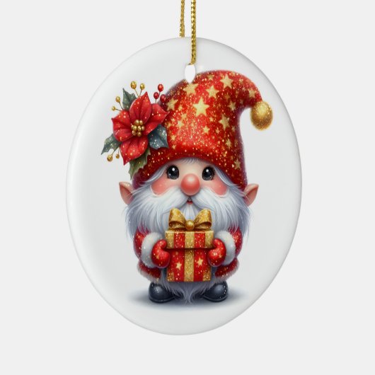 Kerstfeest Elf Ornament (Rechts)