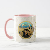 Kerstfeest en hou van je oma mok (Links)