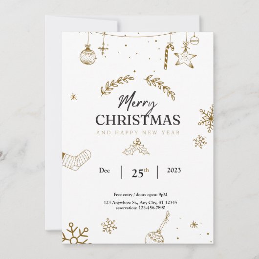 Kerstfeest Feest Feest Kinder Kerstmis Kaart (Voorkant)