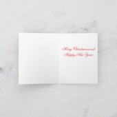 kerstfeest feestdagen kaart (Binnen)