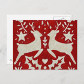 Kerstfeest Feestdagenkaart (Voorkant / Achterkant)