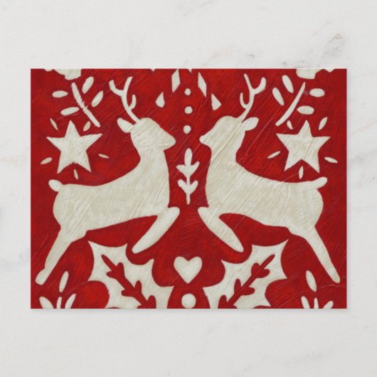 Kerstfeest Feestdagenkaart (Voorkant)