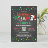 kerstfeest feestfeest chalkboard kaart (Staand voorkant)