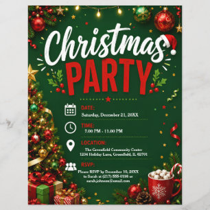 Kerstfeest Flyer