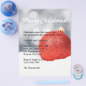 Kerstfeest Flyer Uitnodiging (Enkel)