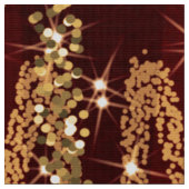 Kerstfeest Foto Booth Backdrop Trees Red Stof (Close Up)