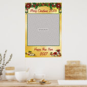 Kerstfeest Frame Prop voor Photo Booth Poster (Keuken)