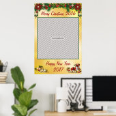Kerstfeest Frame Prop voor Photo Booth Poster (Thuiskantoor)