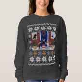 Kerstfeest Fun Labradors Ugly Trui (Voorkant)
