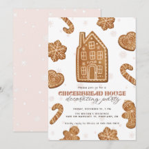 Kerstfeest Gingerbread House Versieren