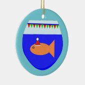 kerstfeest Goldfish Custom Ornament (Rechts)