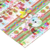 Kerstfeest Happy Birthday Tablecloth Tafelkleed (Gekanteld)