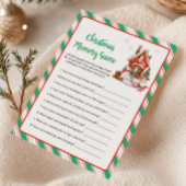 Kerstfeest Herinneringsspel Feestdagenkaart