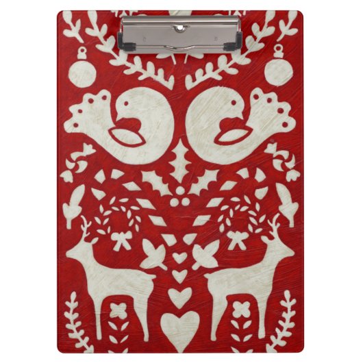 Kerstfeest II Klembord (Voorkant)