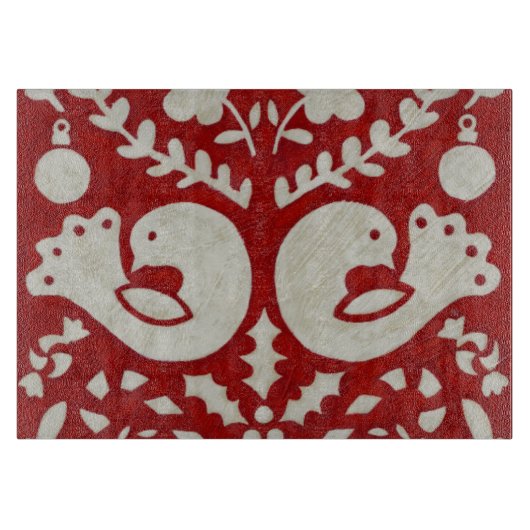 Kerstfeest II Snijplank (Voorkant)