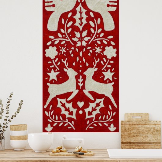 Kerstfeest Ik Poster (Keuken)