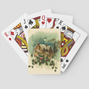 Kerstfeest  Illustratie-Holly Pokerkaarten