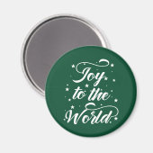 kerstfeest in de wereld magneet (Voorkant / Achterkant)