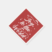 kerstfeest in de wereld servetten (Hoek)