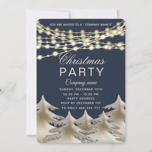 kerstfeest in het gezelschap kaart (Voorkant)