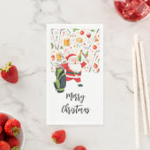 Kerstfeest in het thema van de kerstman servet (Insitu)