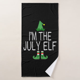 Kerstfeest in juli grappig badhanddoek