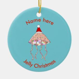 kerstfeest Jellyfish Aangepast Ornament