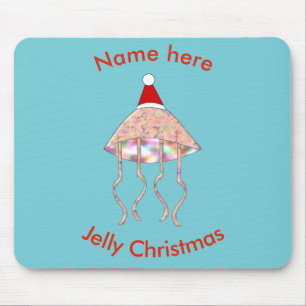 Kerstfeest Jellyfish Mousepad Muismat