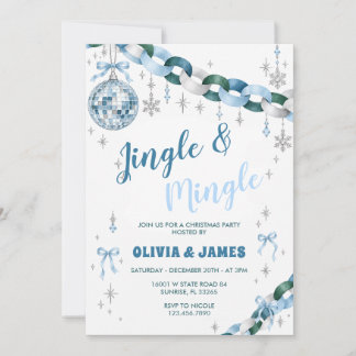 Kerstfeest Jingle And Mingle Feest Kaart