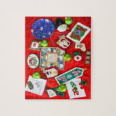 Kerstfeest Joy Jigzaag Puzzle Legpuzzel (Verticaal)