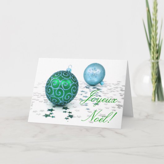 Kerstfeest Joyeux Noel I Feestdagen Kaart (Voorkant)