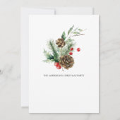 kerstfeest kaart (Achterkant)