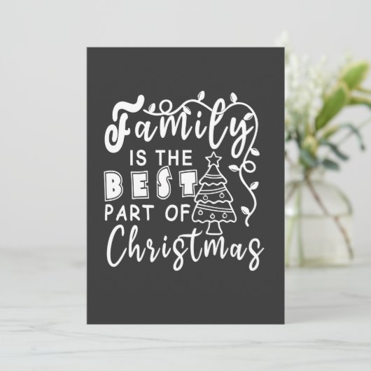 Kerstfeest Kaart (Staand voorkant)