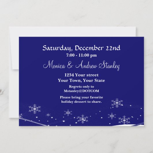 Kerstfeest Kaart (Achterkant)